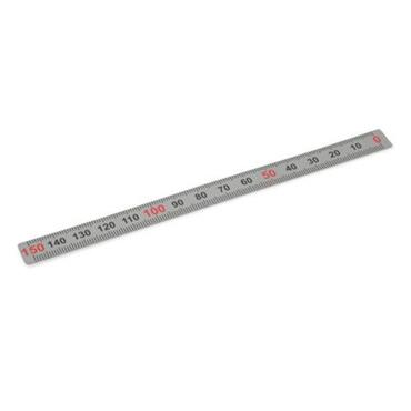 Ruler GN 711 plastic/stainless steel self-adhesive